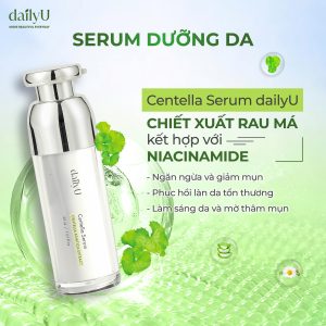 Serum dailyU Centella dưỡng sáng, phục hồi cho da dầu mụn, nhạy cảm 30ml