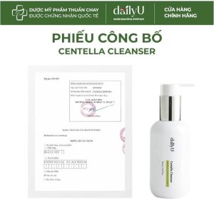   Sữa rửa mặt chính hãng dailyU được phân phối tại Việt Nam. 

              