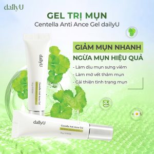 Gel Giảm Mụn dailyU Centella Anti Ance Gel cải thiện tình trạng mụn 15g