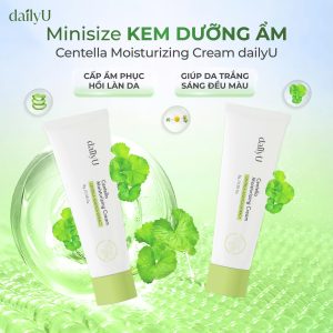 Kem Dưỡng Ẩm dailyU Centella Moisturizing Cream làm sáng da và chống lão hoá 8g